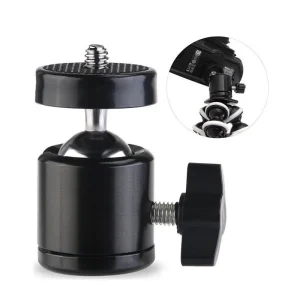ATLAS 1/4" Ball Head Mount Screw Swivel DSLR Camera Tripod Monopod BallHead Penyambung Adapter Kamera Kaki Phone Holder