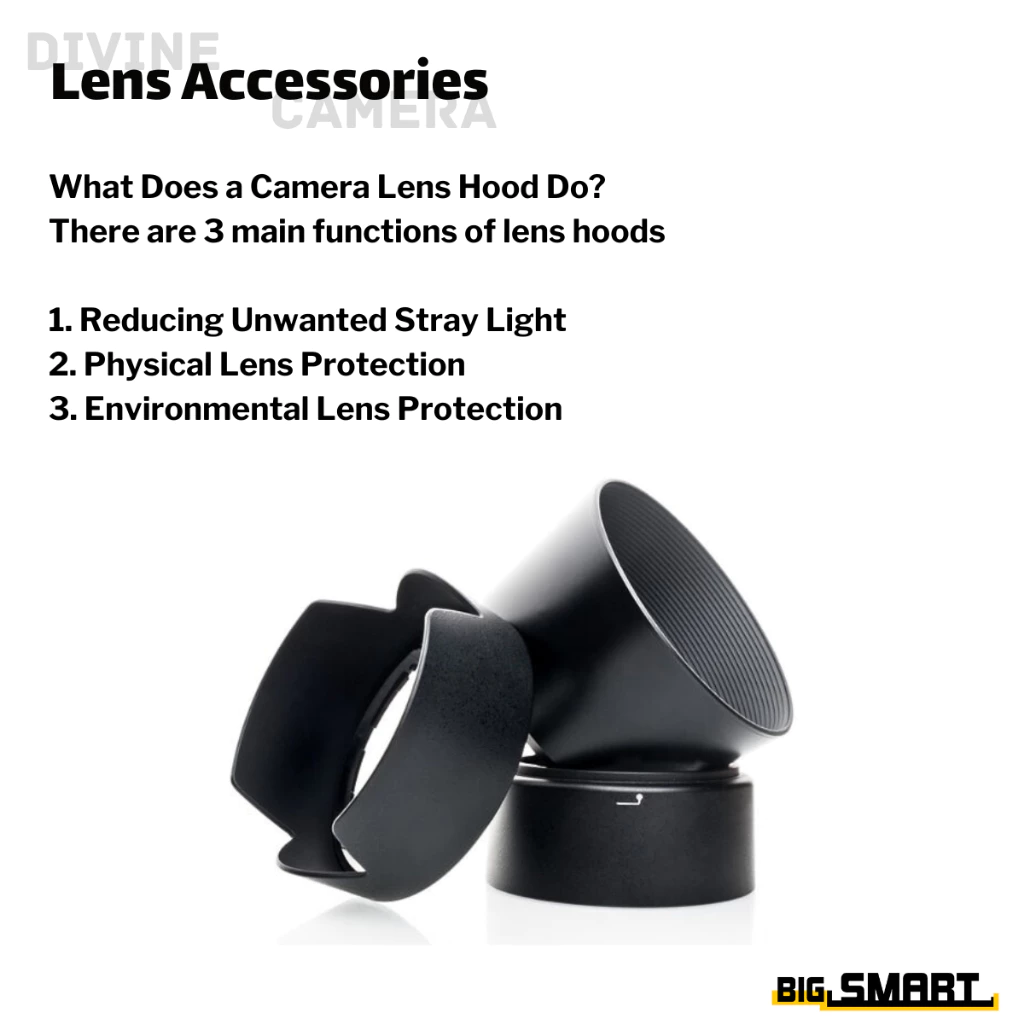 ens Hood / Close Up Filter & Diffusor for Camera Lens with variety of sizes