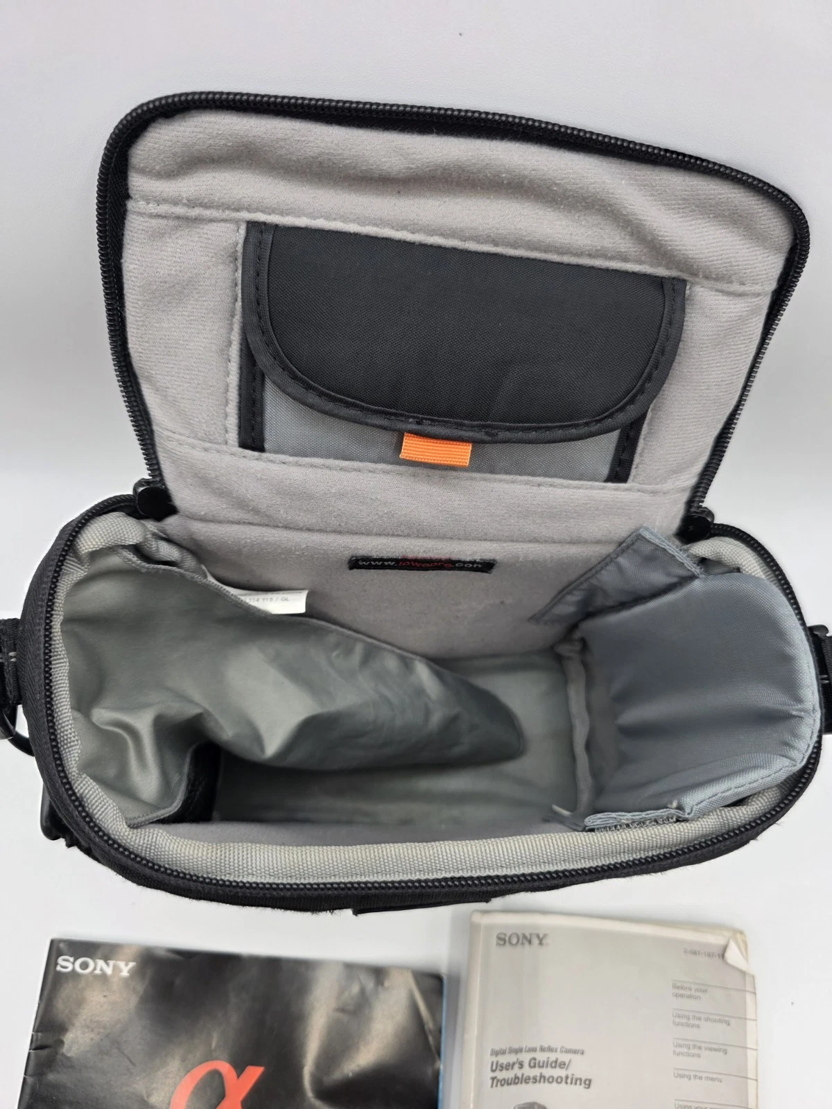 Sony Alpha A100 Digital SLR Camera With Bags and Manuals Parts Or Repair As-is - Image 2